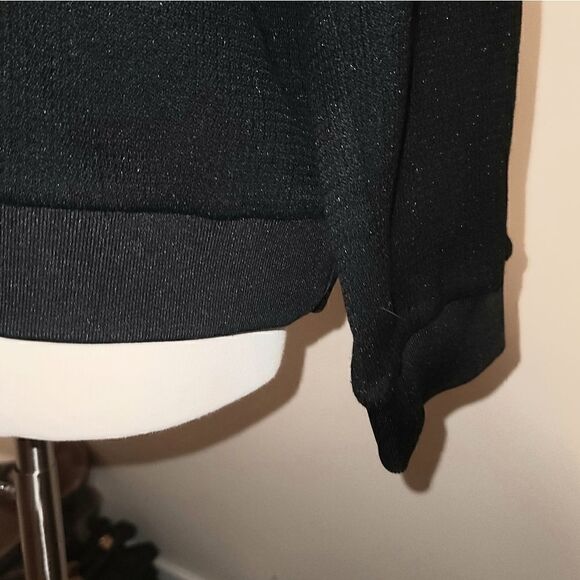 Alexander Wang | Black Knit Crewneck Sweater - Picture 6 of 6